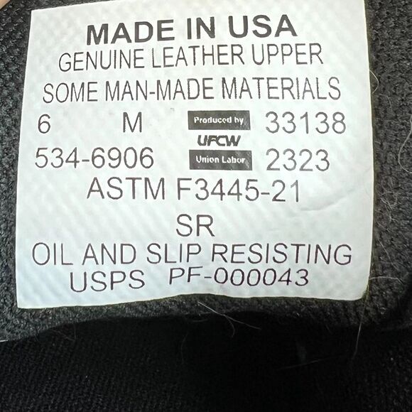 Thorogood Black Leather Boots Plain Toe Chukka 534-6906 Men's 6 US Women’s 7.5 - Picture 8 of 9